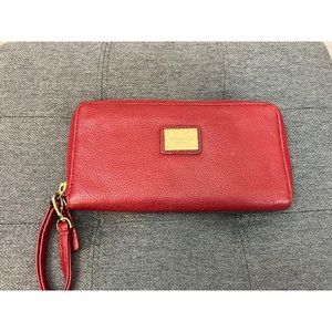 Kenneth Cole New York Women's Red Leather Wallet
